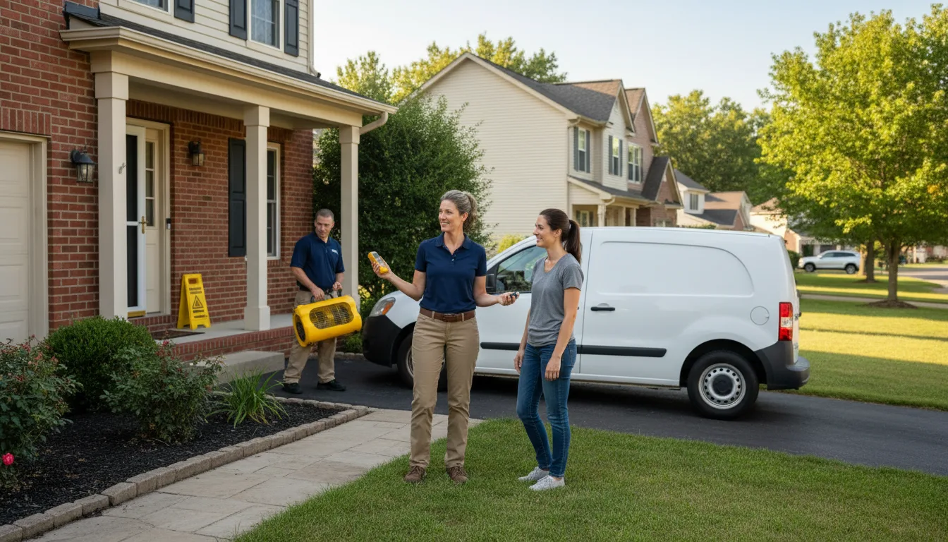 Residential water damage restoration in Pantego, NC